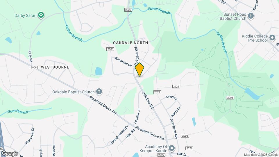 2702 Oakdale Pasture Dr Map and Location Details