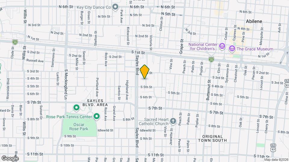 404 Amarillo St Map and Location Details