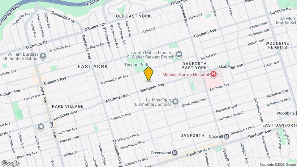 56 Kimbourne Ave Map and Location Details
