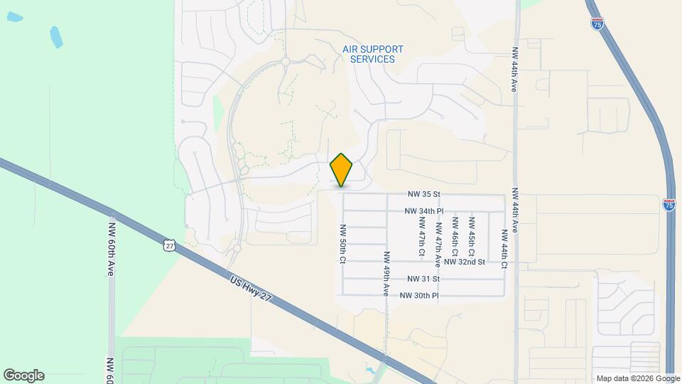 5057 NW 35th Pl Map and Location Details