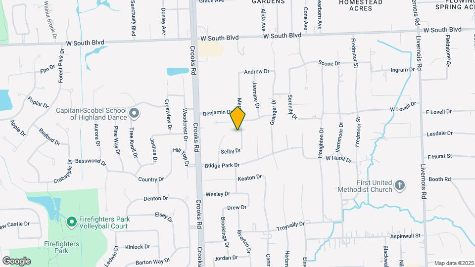 6609 Merrick Dr Map and Location Details