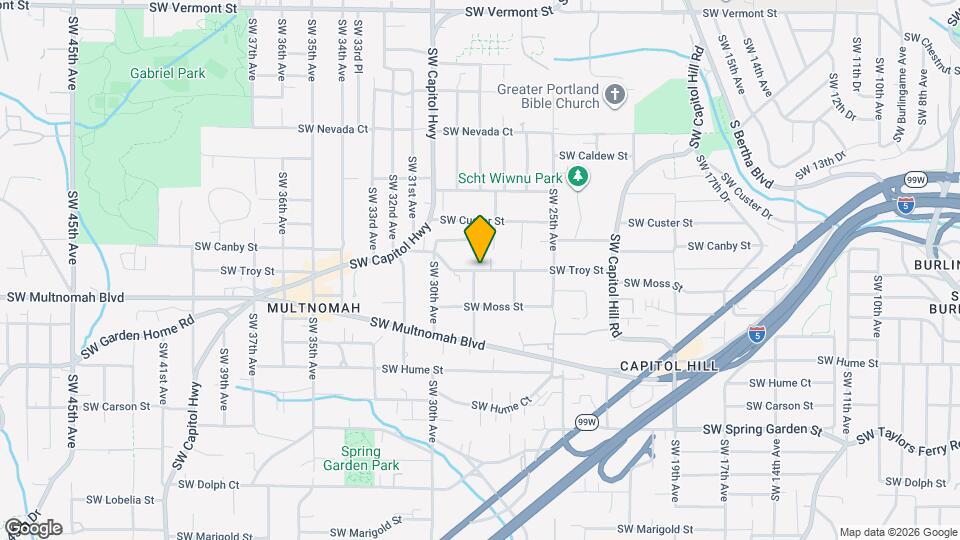 2779 SW Troy St Map and Location Details