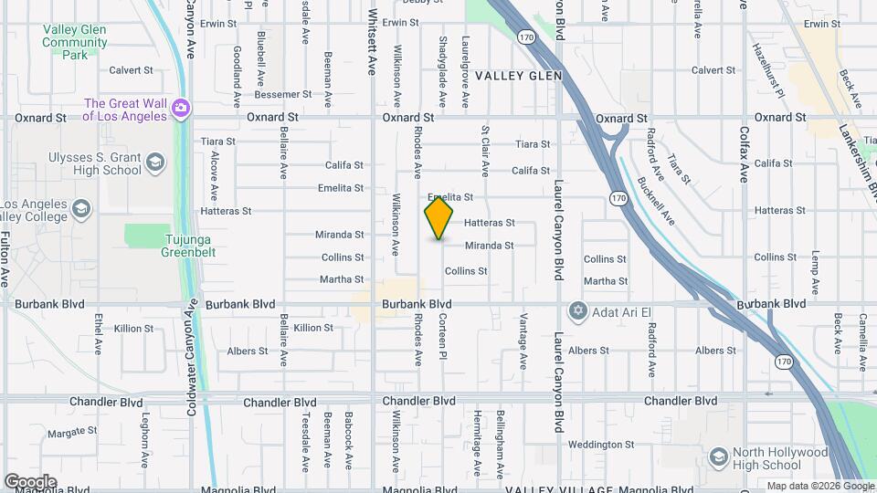 5715 Corteen Pl Map and Location Details