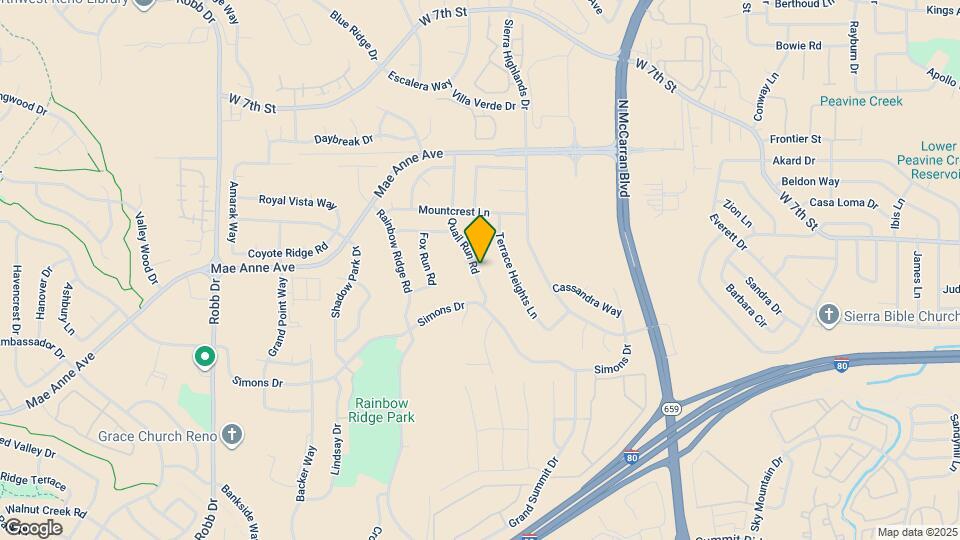 1804 Quail Run Rd Map and Location Details