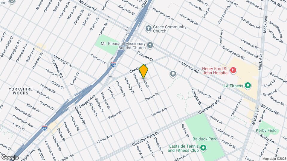 6301 Lodewyck St Map and Location Details