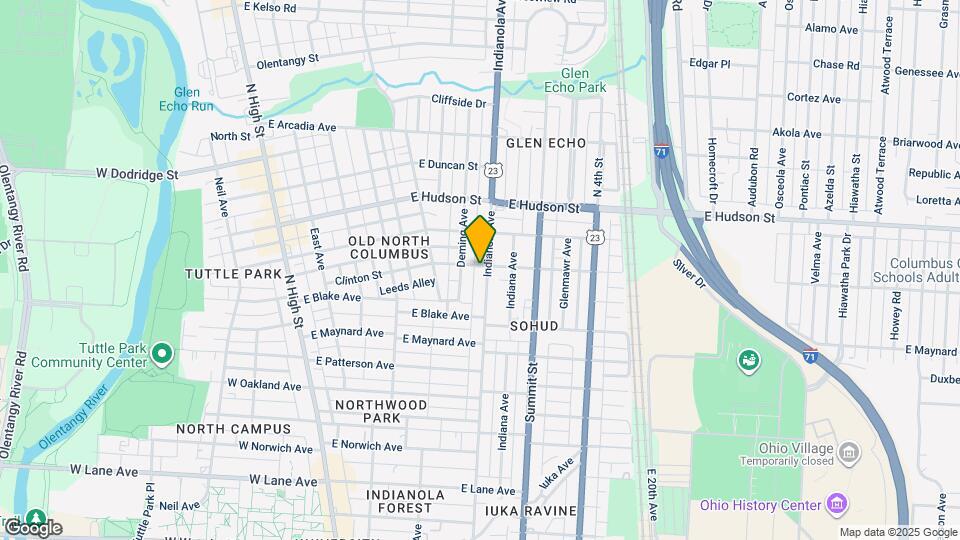 2437 Indianola Ave Map and Location Details