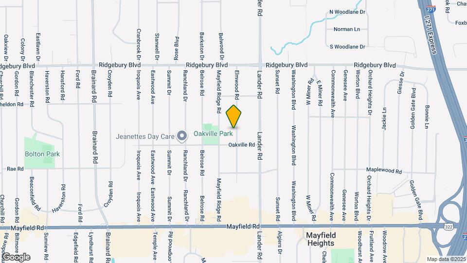 1254 Elmwood Rd Map and Location Details