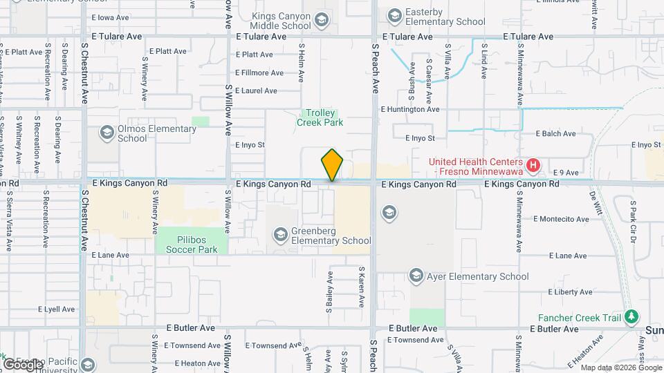 5140 E Kings Canyon Rd, Unit #110 Mapa y Detalles de la Ubicación