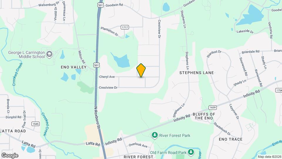 304 Cheryl Ave Map and Location Details