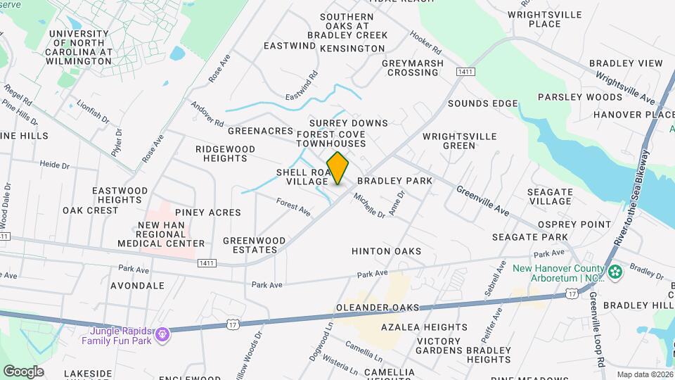 5719 Wrightsville Ave Map and Location Details