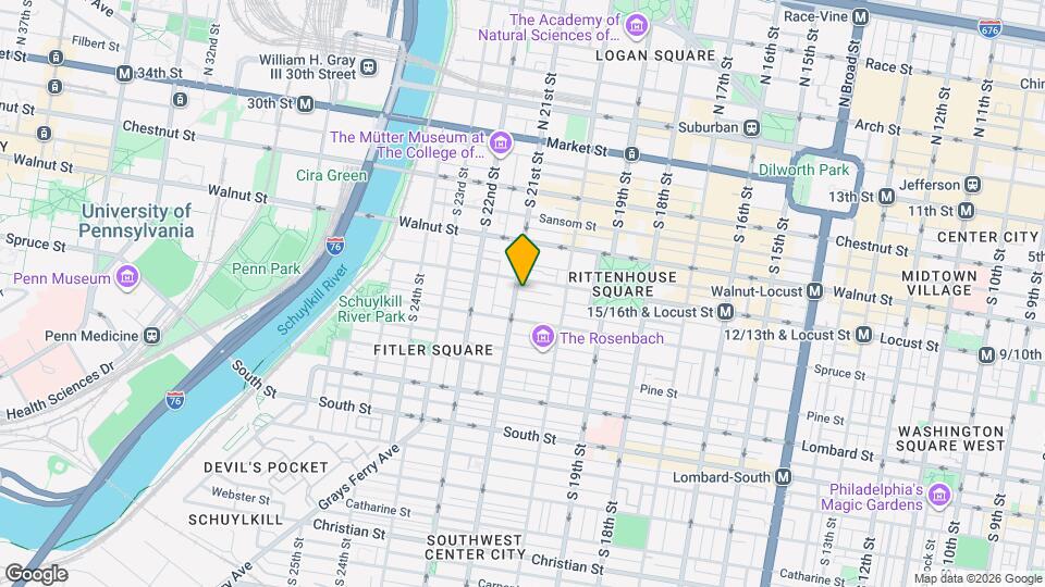 251 S 21st St Map and Location Details