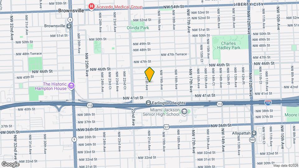 2035 NW 43rd St Map and Location Details