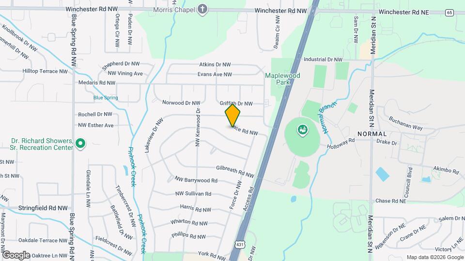 2019 Lance Rd NW Map and Location Details