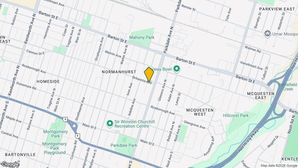 198 Glennie Ave Map and Location Details