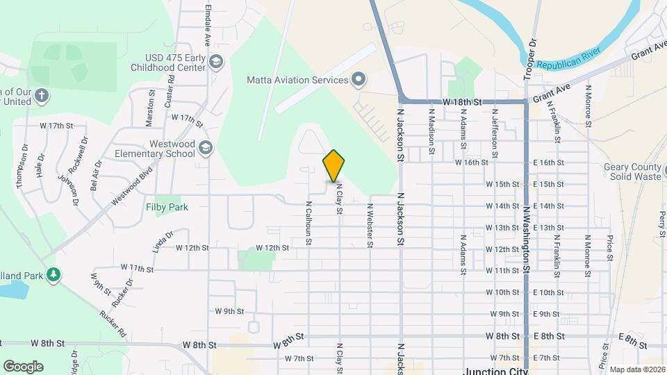 1514 N Clay St Map and Location Details