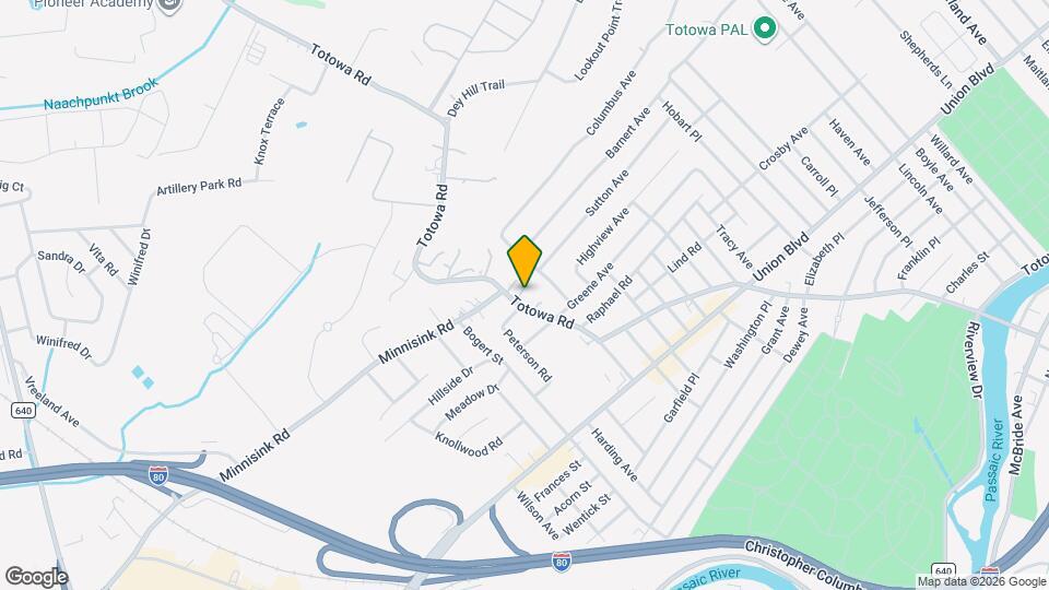 556 Totowa Rd Map and Location Details