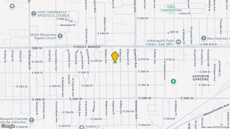 3631 Dequincy St Map and Location Details