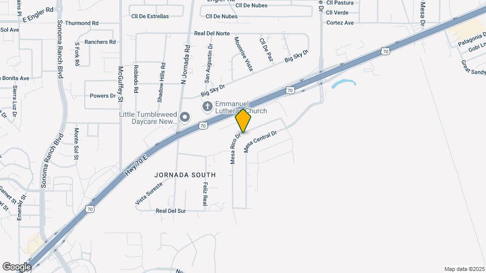 4648 Mesa Rico Dr Map and Location Details