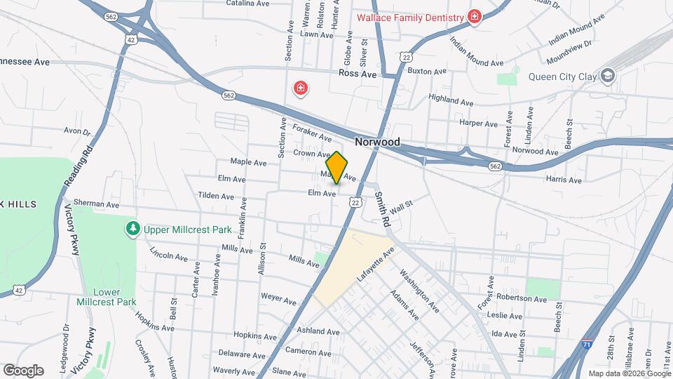 2076 Elm Ave Map and Location Details