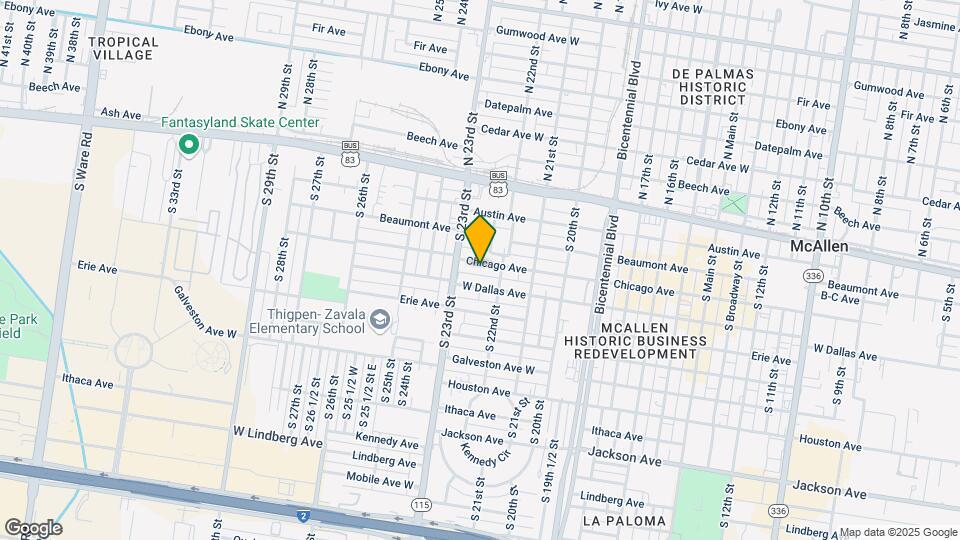2221 Chicago Ave Map and Location Details