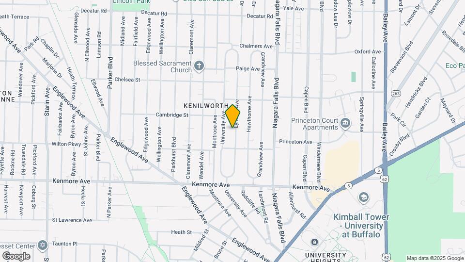 120 lyndale ave, Unit Lower Apartment Map and Location Details