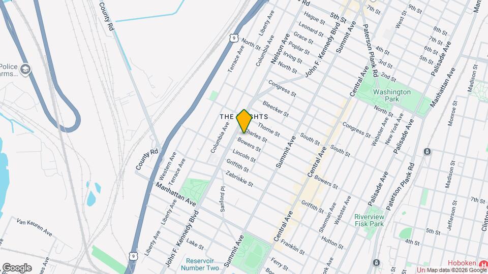 256 Bowers St Map and Location Details