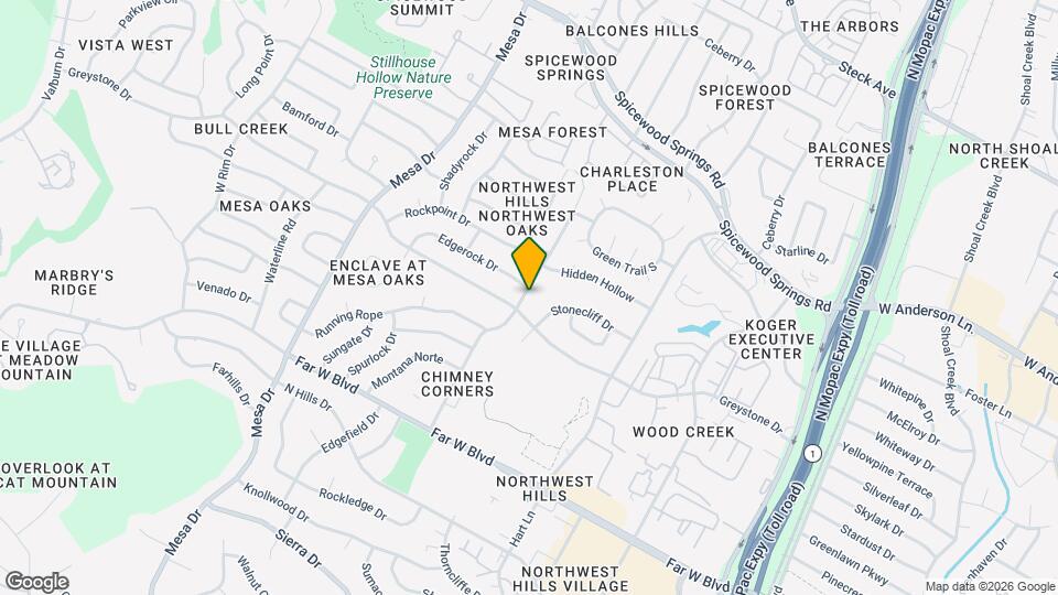 7503 Chimney Corners Map and Location Details