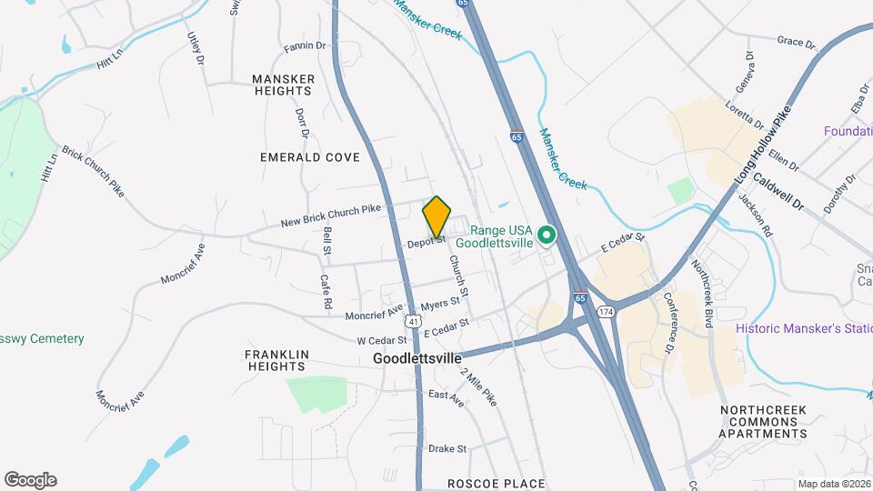 117 Depot St Mapa y Detalles de la Ubicación