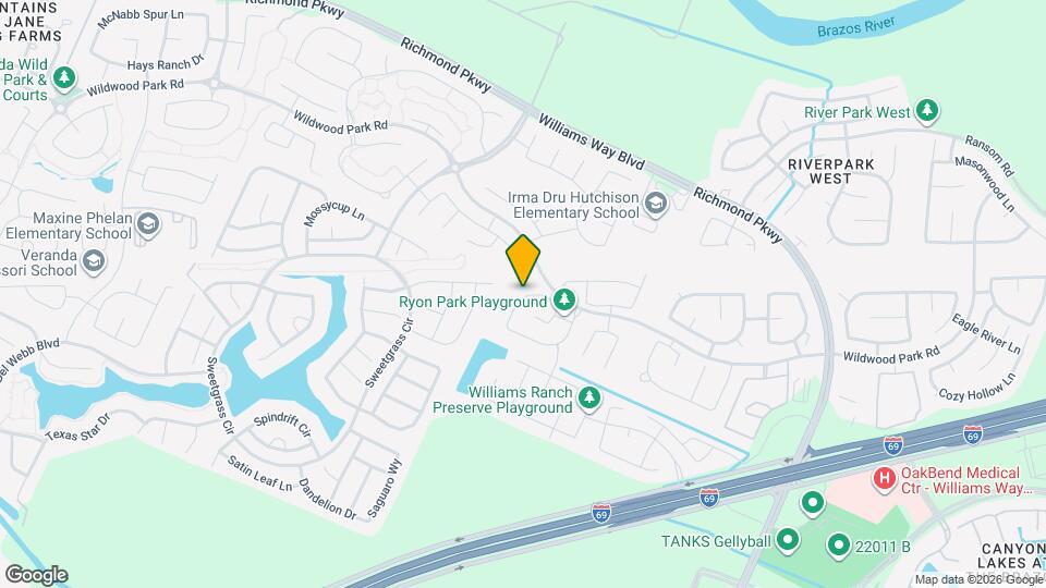 22658 Sutherland Bend Ln Map and Location Details