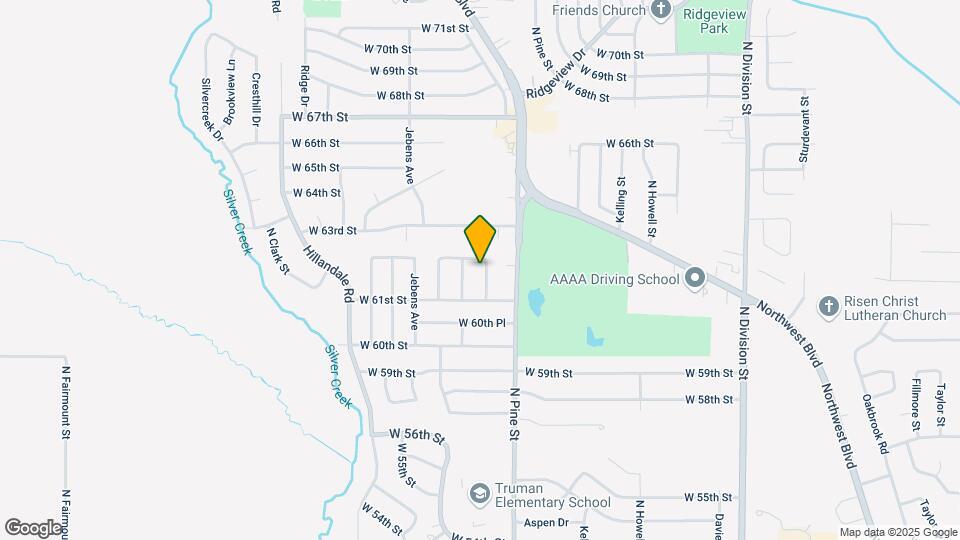 6140 N Lincoln Ave Map and Location Details