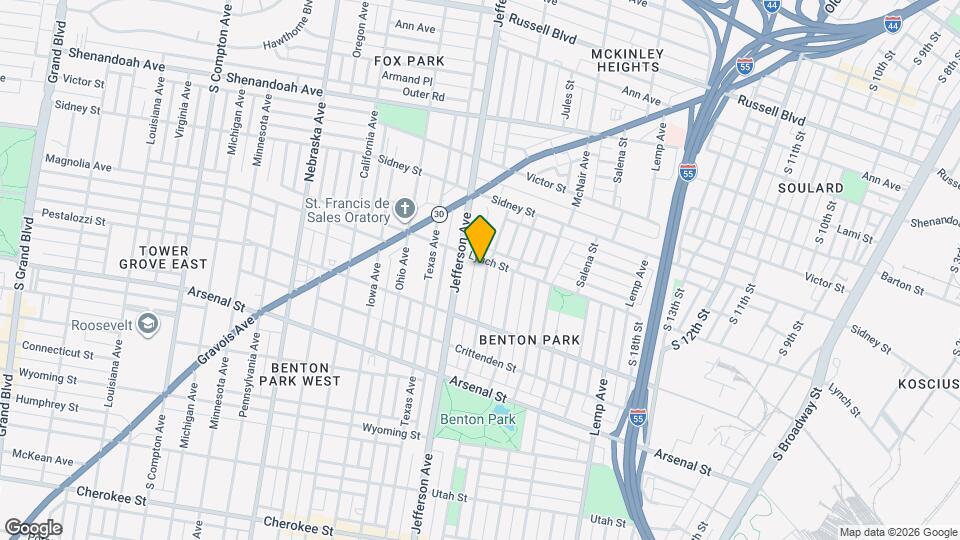 2811 Indiana Ave Mapa y Detalles de la Ubicación