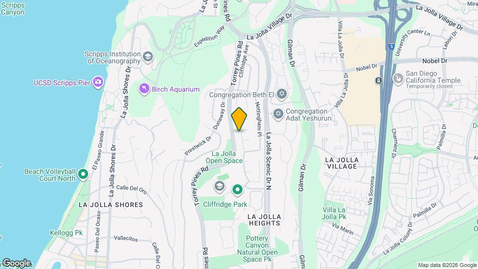 8590 Cliffridge Ave Map and Location Details