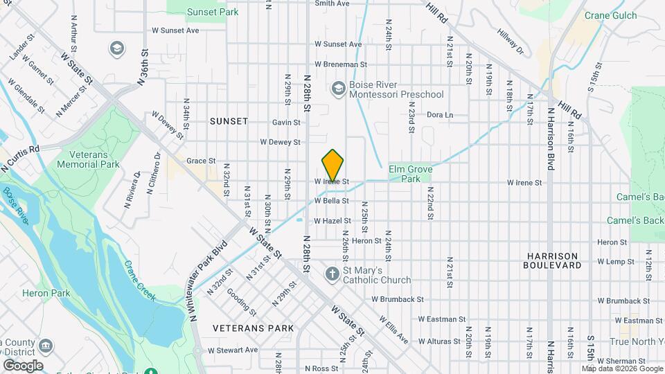 1714 N 27th St Map and Location Details