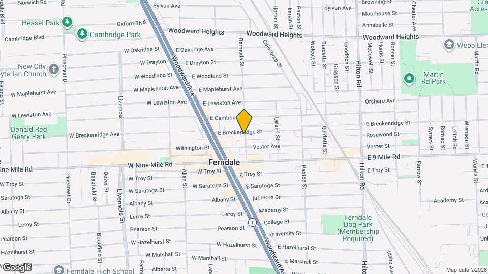 264 E Breckenridge St Map and Location Details