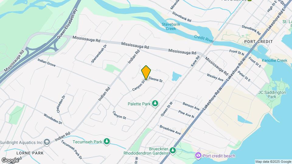 536 Canyon St Map and Location Details