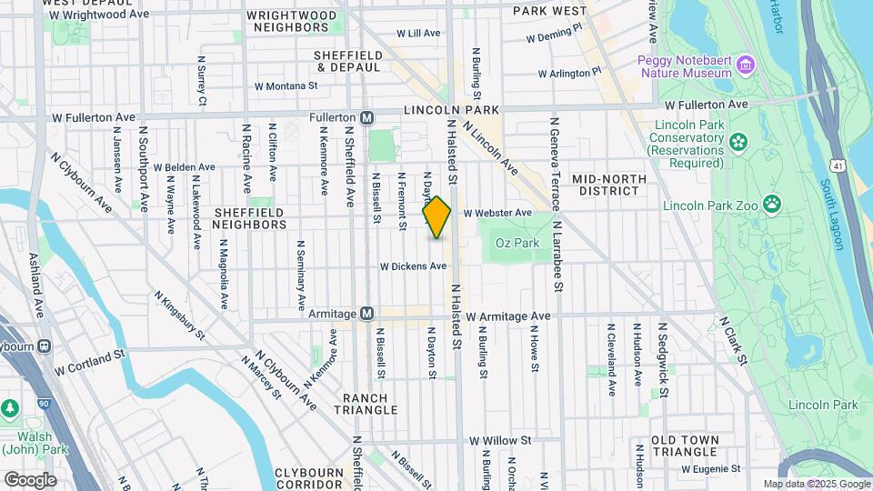 2123 N Dayton St, Unit M04B Mapa y Detalles de la Ubicación