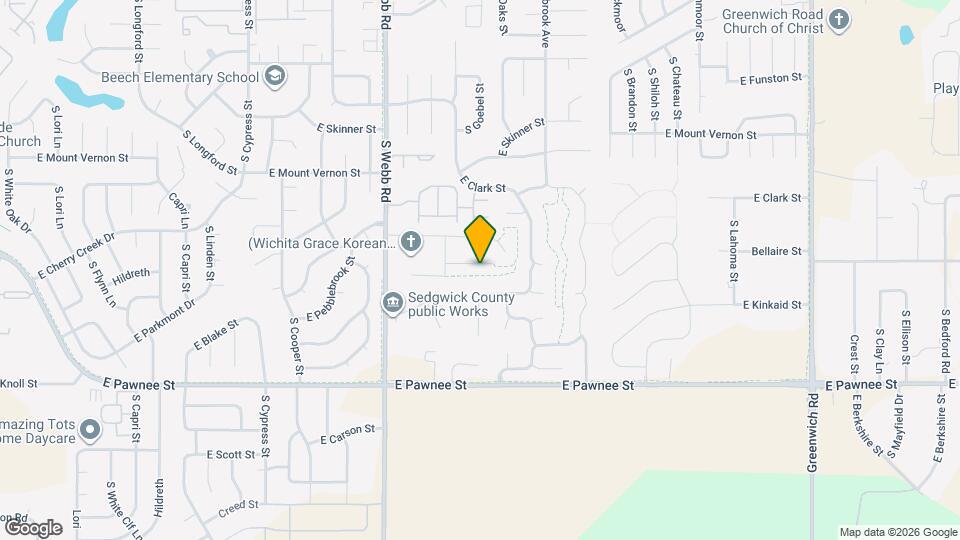 2160 S Thatcher Ct Map and Location Details