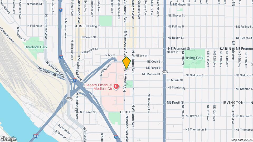 3116 N Vancouver Ave Map and Location Details