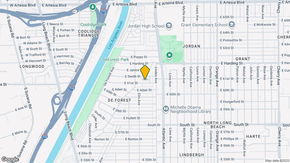 447 E 61st St Mapa y Detalles de la Ubicación