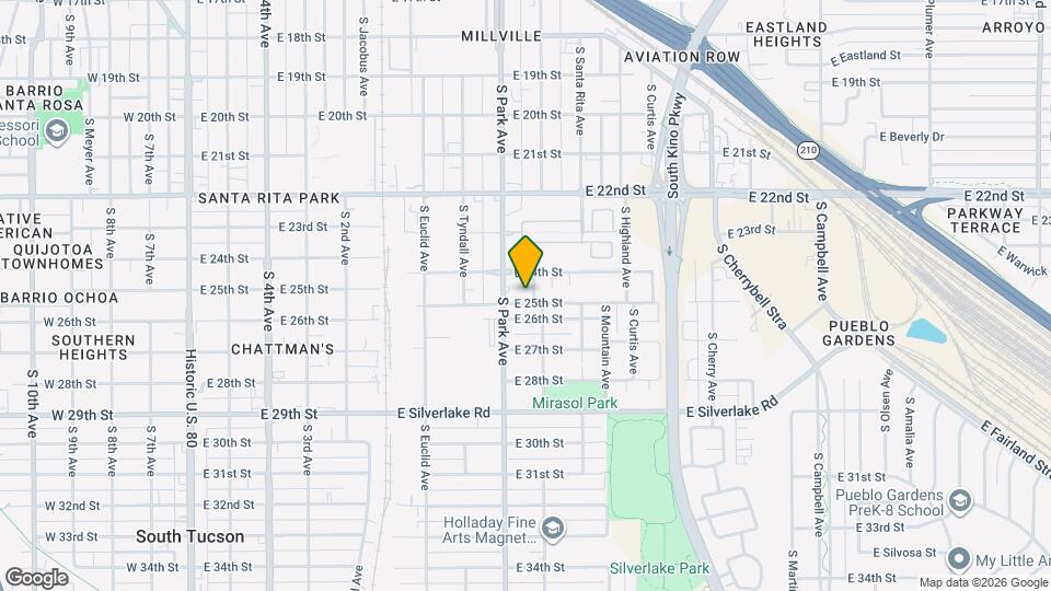 1430 S New St Map and Location Details