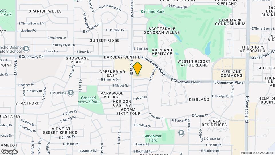 6422 E Blanche Dr Map and Location Details