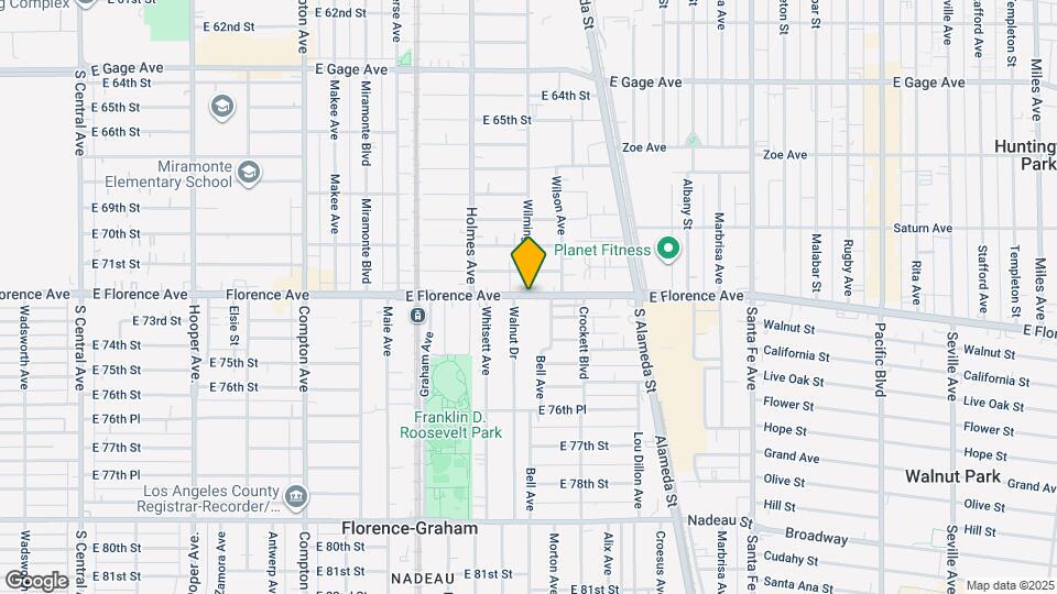 12508 Wilmington Ave Map and Location Details