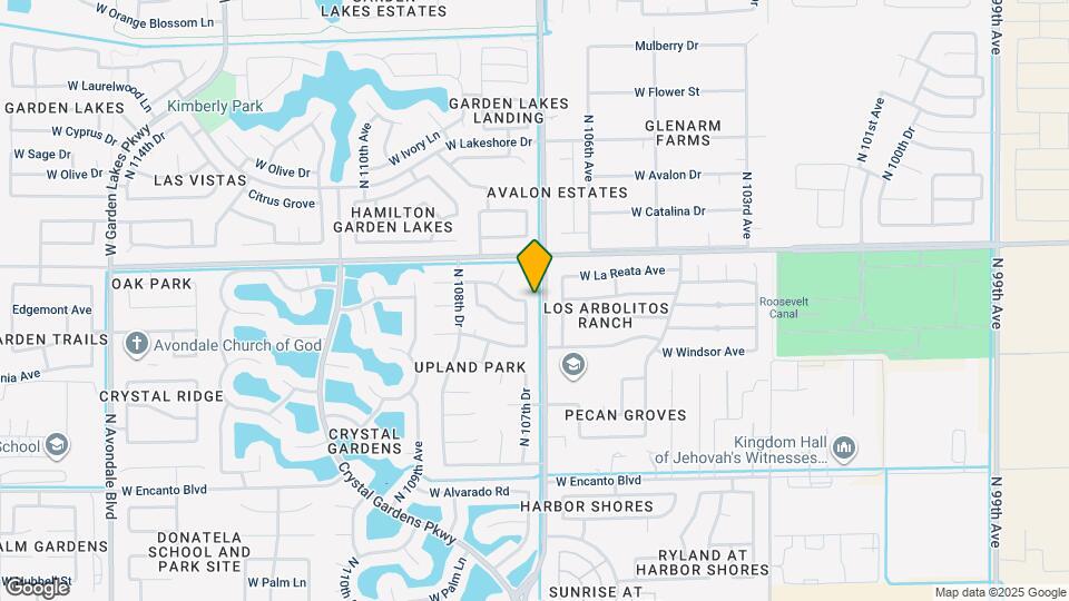 2821 N 107th Dr Map and Location Details