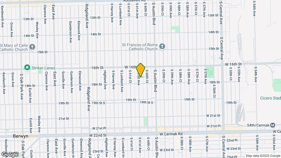 1633 S 61st Ave Map and Location Details