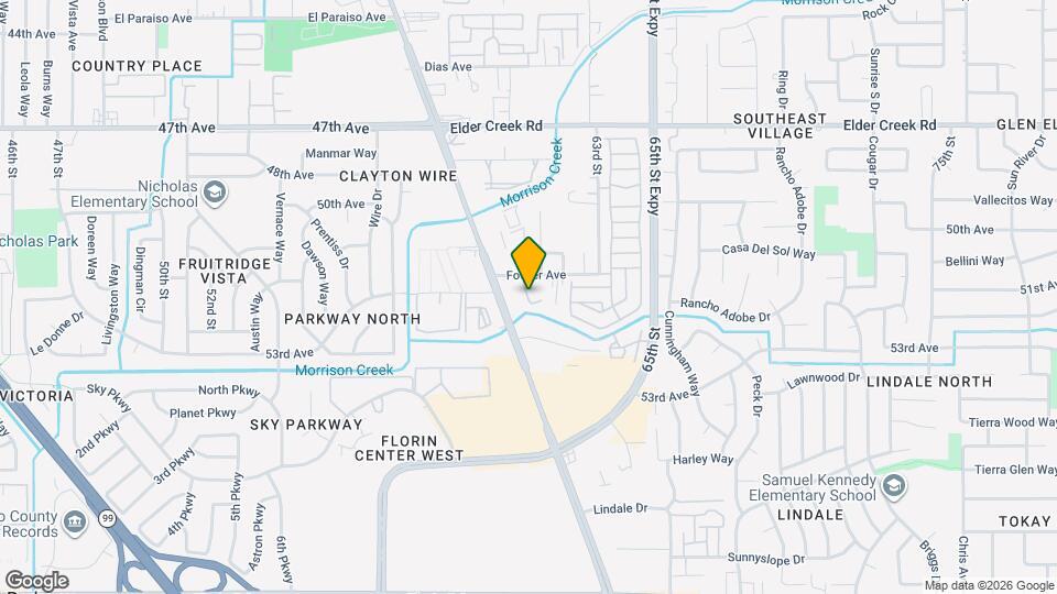 6200 Fowler Ave Map and Location Details