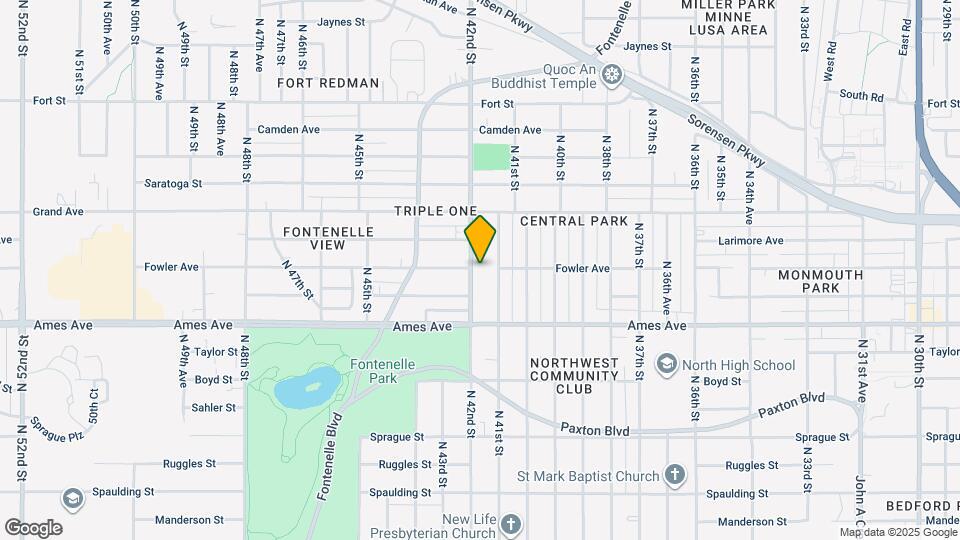 4625 N 42nd St Map and Location Details