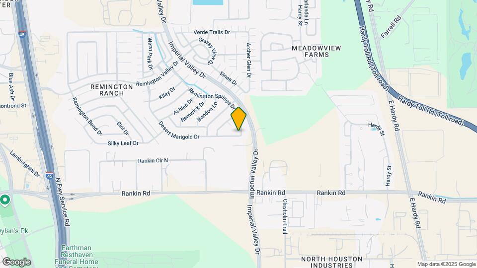 18711 Remington Springs Dr Map and Location Details