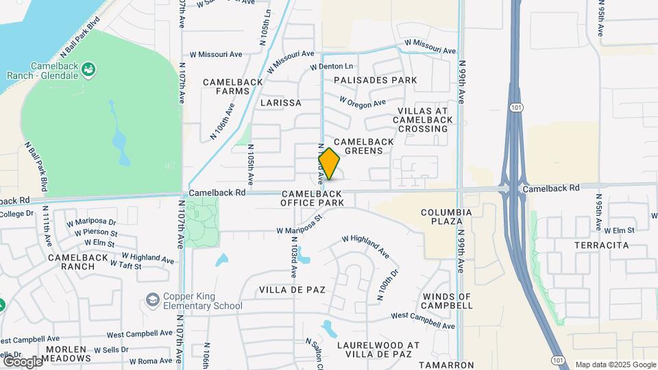10257 W Pasadena Ave Map and Location Details