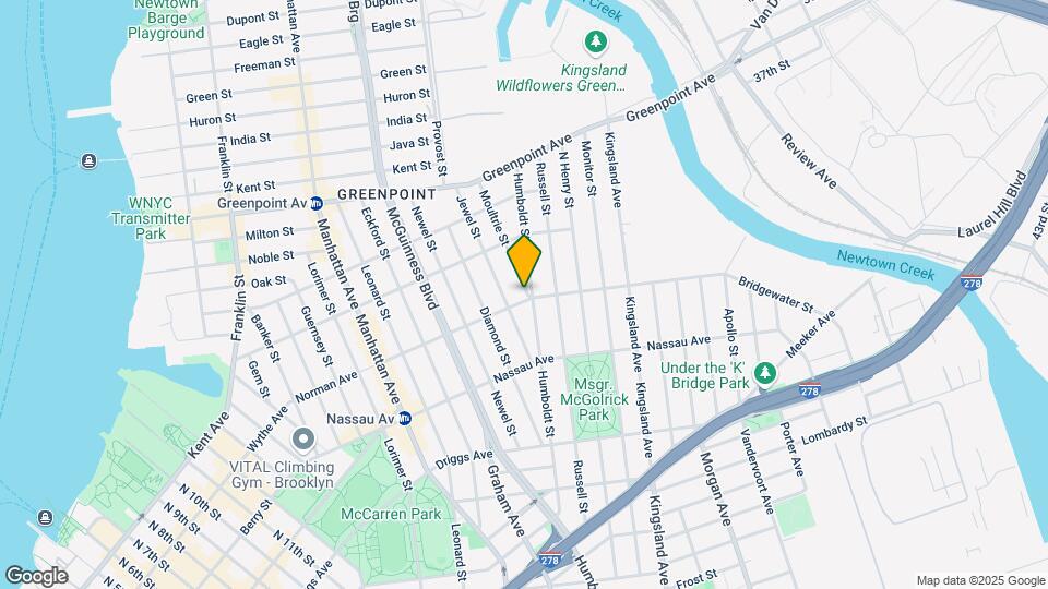 15 Moultrie St Mapa y Detalles de la Ubicación