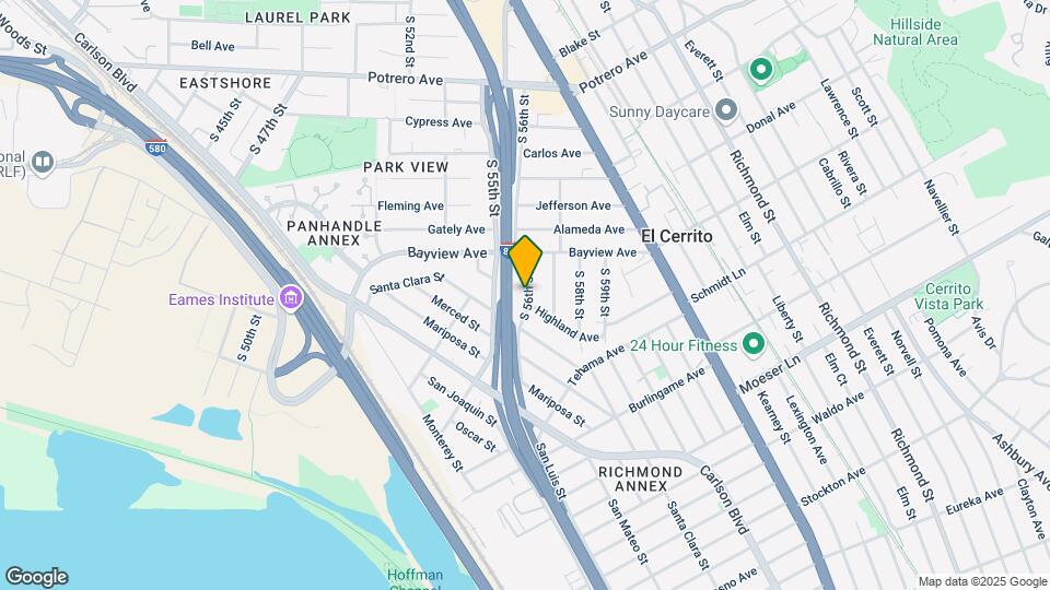 5541 Highland Ave Map and Location Details